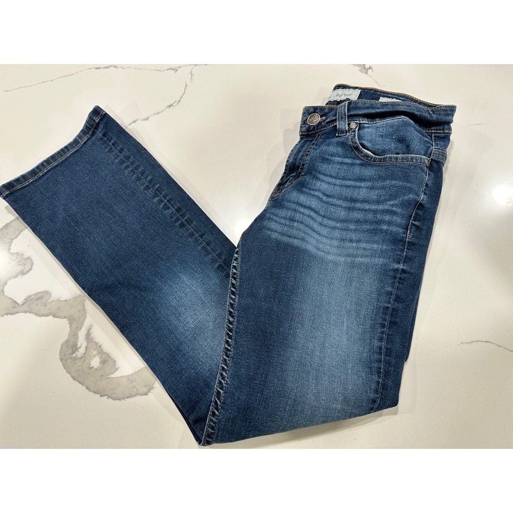 BKE Payton Womens Straight Leg Jeans Blue Medium Wash 29R 29x31.5 Stretch Denim